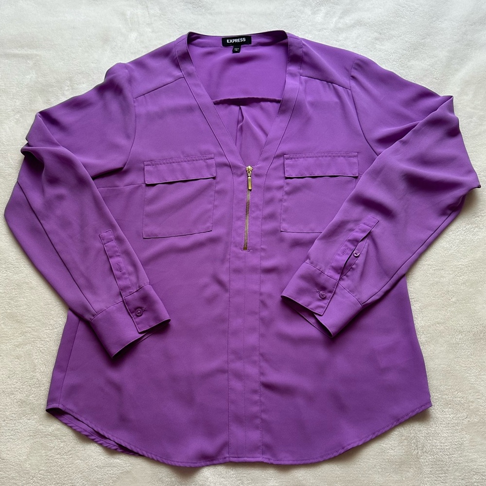 Express Purple Blouse